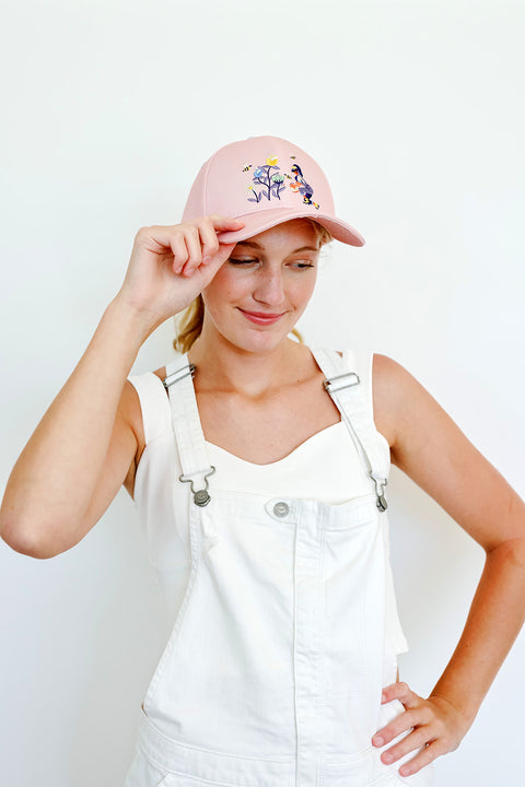 Bee Happy High Ponytail Hat