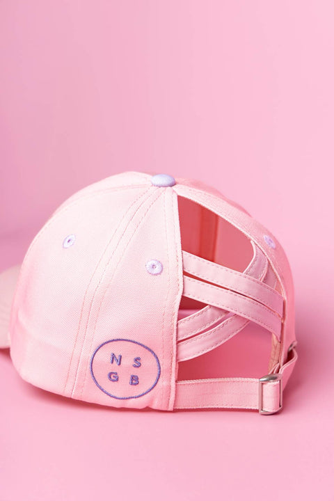Bee Happy High Ponytail Hat