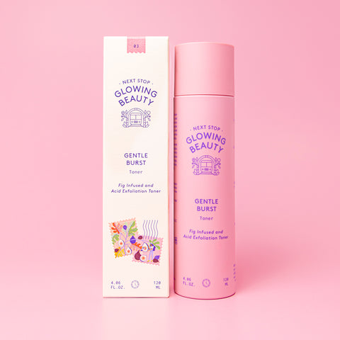 Gentle Burst Toner and Product packaging