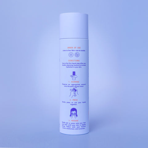Directions of use for the Berry Toner for Oily Skin